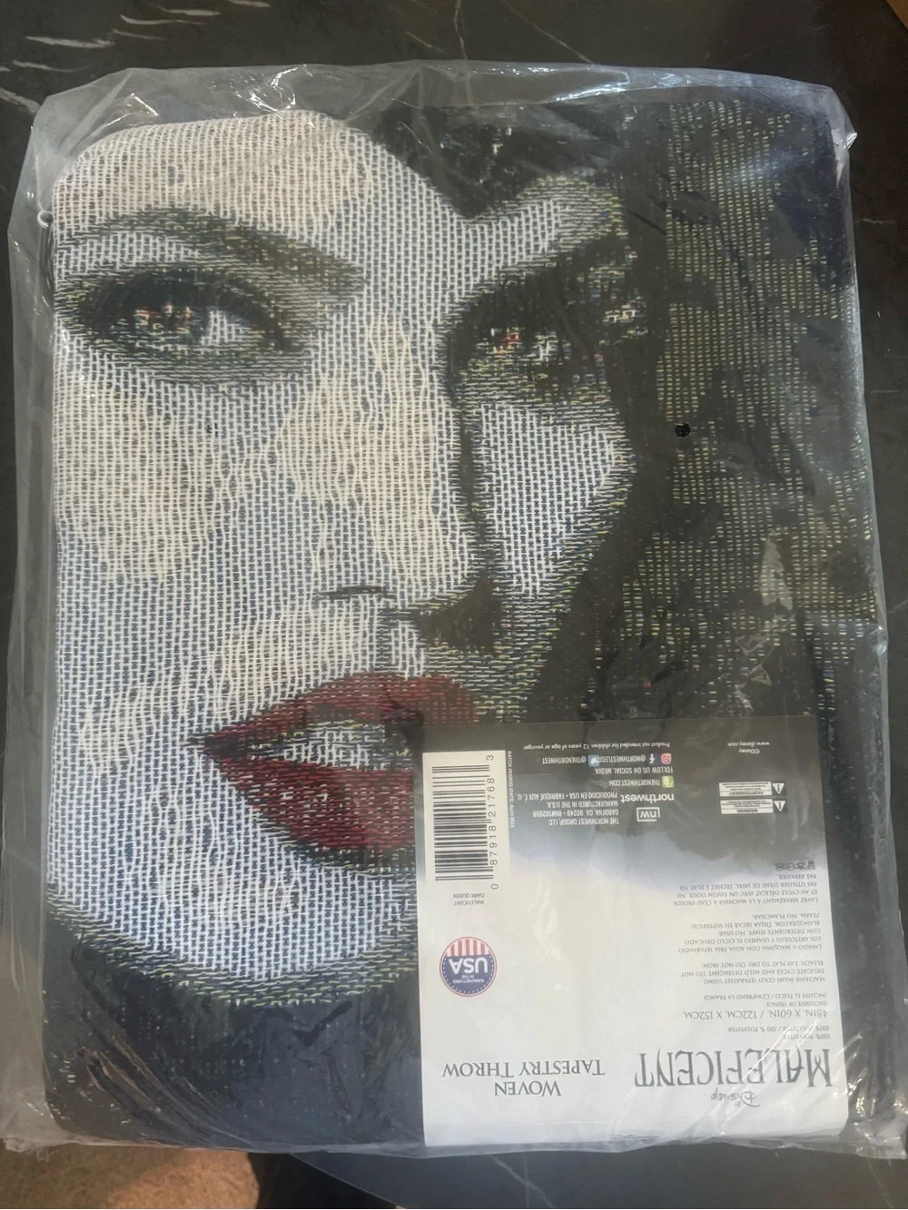 Maleficent throw blanket